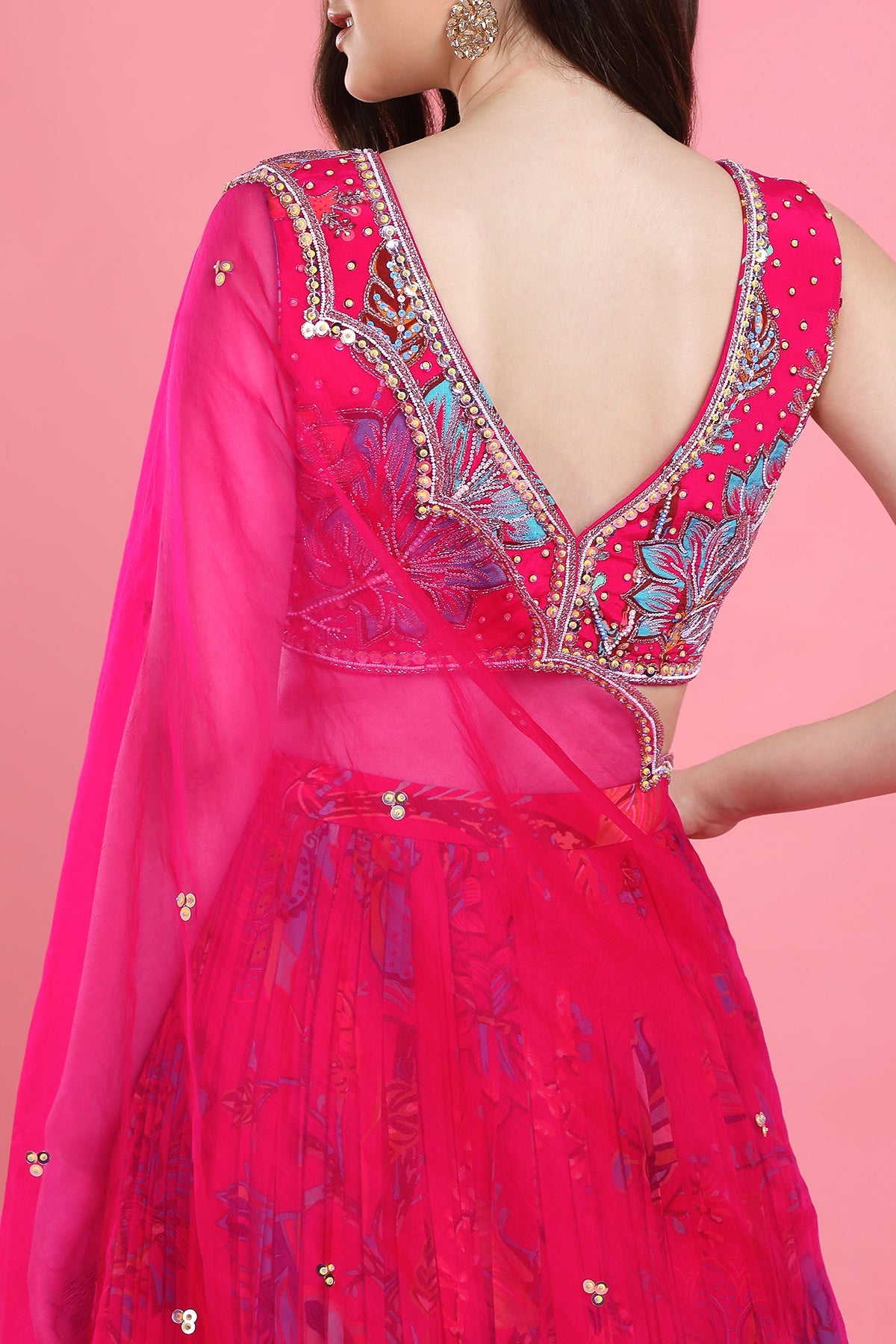 Pink Bahaar Lehenga